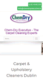 Mobile Screenshot of chemdryexecutive.ie