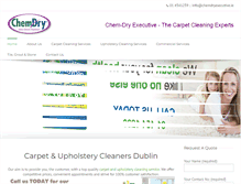Tablet Screenshot of chemdryexecutive.ie